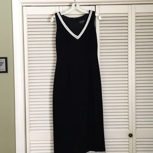 ABS black Boucle dress